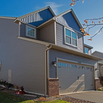 Mixed siding