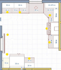 Recessed Lighting Layout For Kitchen