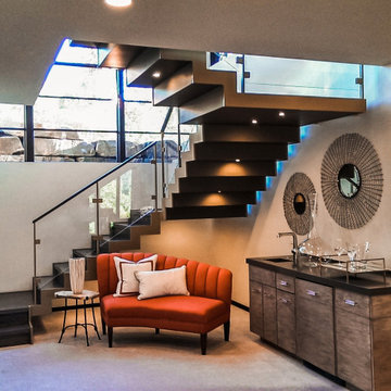 Contemporary Glass Staircase