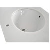 Dumas French Country White Marble Double Sink Bathroom Vanity