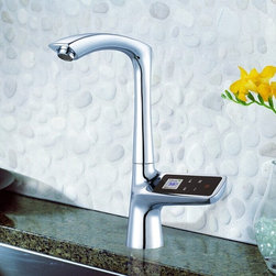 Alea Digital Display Kitchen Sink Faucet - Kitchen Faucets