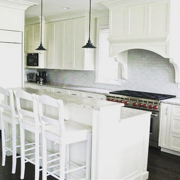 The all White, timeless, effortless, Kitchen.