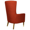 Adams Lounge Chair, Tangerine