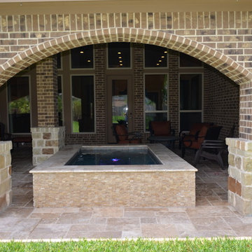 PATIO COVER - CUSTOM SPA - OUTDOOR KITCHEN - OUTDOOR RESTROOM