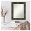 Rail Rustic Char Petite Bevel Wall Mirror 23.75 x 29.75 in.