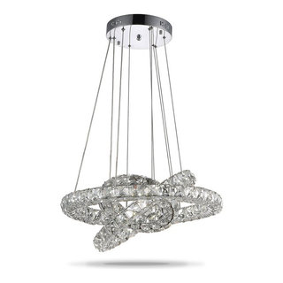Aglow INT® Modern Flush Ceiling Lights with K9 crystal deco 