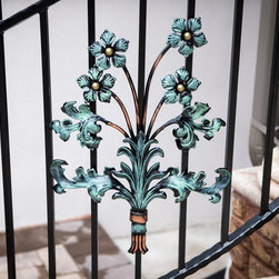 Wrought Iron Flowers. - Home Fencing And Gates