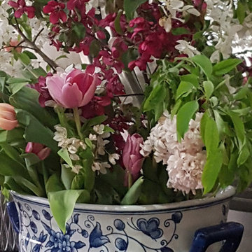 Seasonal planters: Outdoors and Indoors