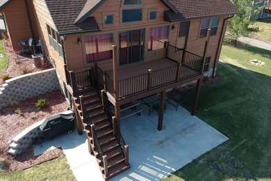 Trex Deck with Under Deck drain System