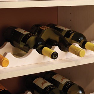 Mid-sized traditional kitchen pantry photos - Kitchen pantry - mid-sized traditional l-shaped ceramic floor kitchen pantry idea in Newark with raised-panel cabinets, white cabinets and no island