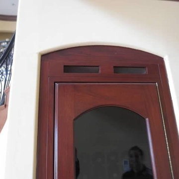 Built in wine cabinet closet