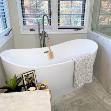 Woodstock residence- Master bath renovation