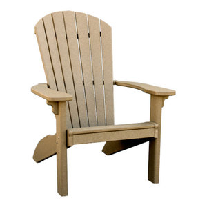 Outdoor Poly Lumber Seaaira Non Folding Adirondack Chair