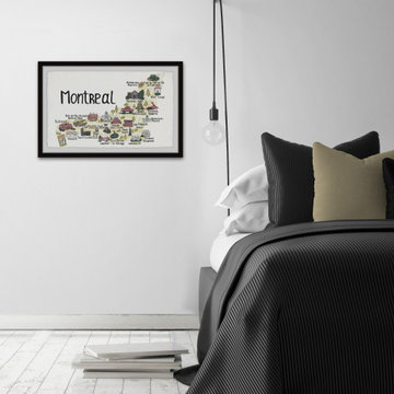 "Montreal Memories" Framed Painting Print