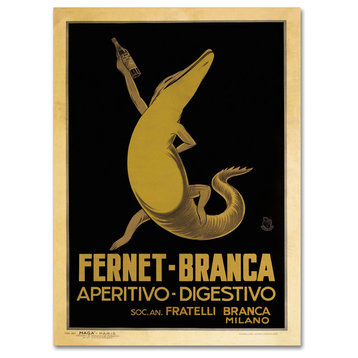 "Fernet Branca" by Vintage Apple Collection, Canvas Art