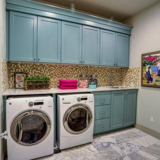 Inspiration for an eclectic laundry room in Salt Lake City.