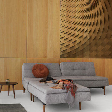 Dublexo Styletto Dark Wood Sofa Bed by Innovation Living