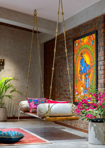 Asian Living Room by studio TAB