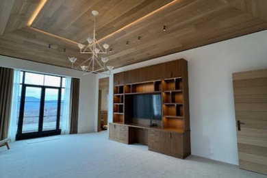 Example of a trendy family room design in Other