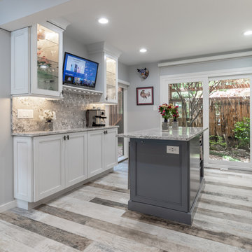 Galley Kitchen Transformed into Gem of the House in Reston VA