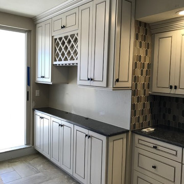 Diamond Reflections- Duvall Maple Grey Stone on Pearl