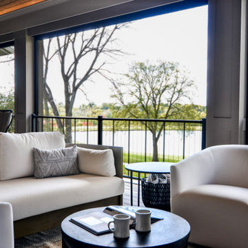 Covered Porch Addition - Upper Level