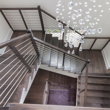 Project #50 | Geometric Staircase with Contrasting Tones