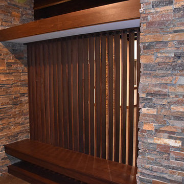 Front entry Foyer, w/ Stair and Living beyond