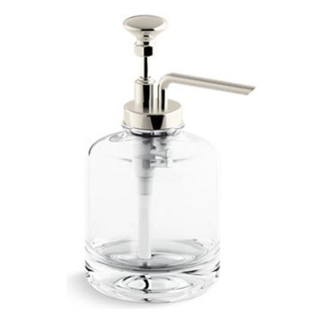 Kohler Artifacts Soap Dispenser Assembly, Vibrant Polished Nickel