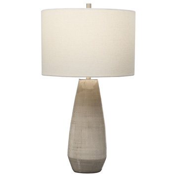 Uttermost Volterra Taupe-Gray Table Lamp 28394-1