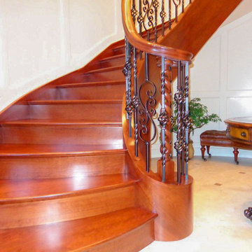 Project #15 | American Cherry & Wrought Iron Staircase