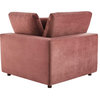 Wheatland Down Filled Overstuffed 8 Piece Sectional Sofa - Dusty Rose