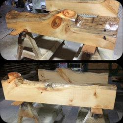 Pine Live Edge Mantels - Products