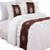 Eleanor Embroidered 3-Piece Duvet Cover Set , Full/Queen