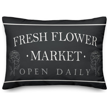 Fresh Flower Market 14x20 Spun Poly Pillow