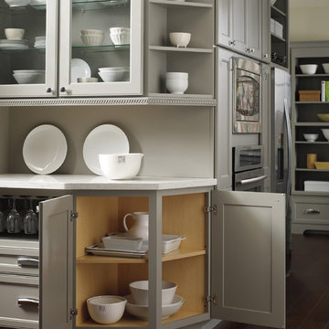 Homecrest Cabinetry: Elegant Gray Kitchen
