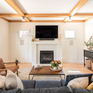 Warm & Inviting Minimalist Living Room