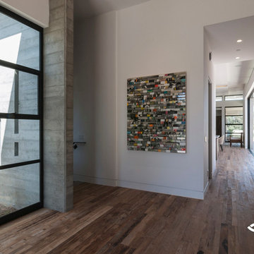 Hallways by IndoTeak Design.