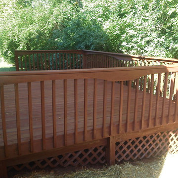 Solid Color Deck Strip - Re Stain With Semi Transparent