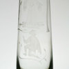 Consigned Caithness Romeo & Juliet Studio Art Glass Vase w/ Etched Decoration