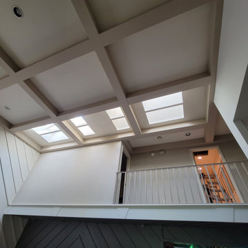 Velux Solar-Powered Venting Skylights on Stone-Coated Steel Roof