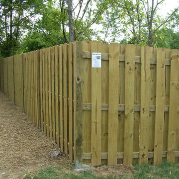 Shadowbox Semi-Privacy Fence