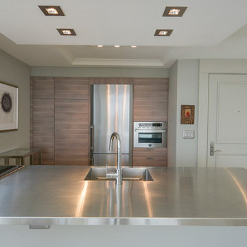 Modern Galley Kitchen Remodel by Brista Homes