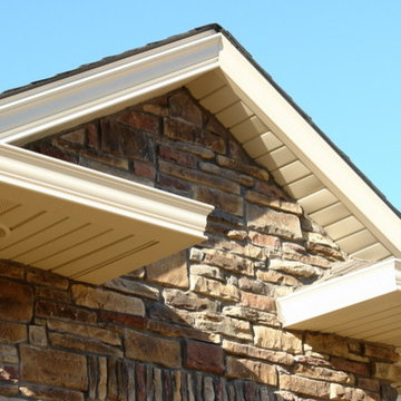 A Completed MarPec Project Decorative Gutter, Fascia and Roof Edge System