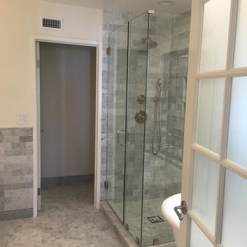 Complete master bathroom remodeling in Pacific Palisades.