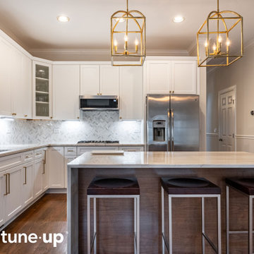 Chic Kitchen Reface: A Bright White Haven