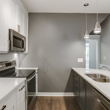 9th Street East | Transitional White Kitchen