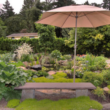 outdoor bench landscape ideas