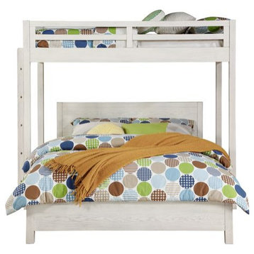 Acme Celerina Queen Bed Weathered White Finish