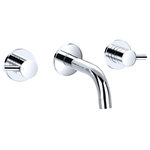 Isenberg - Two Handle Wall Mounted Tub Filler, Chrome - **Please refer to Detail Product Dimensions sheet for product dimensions**